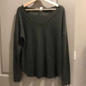 Waffle Sweater